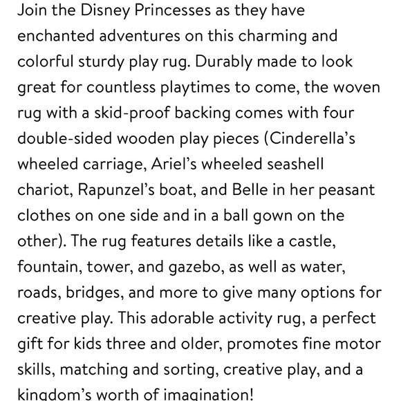 Melissa & Doug Disney Princess Rug Play Set - Picture 6 of 10